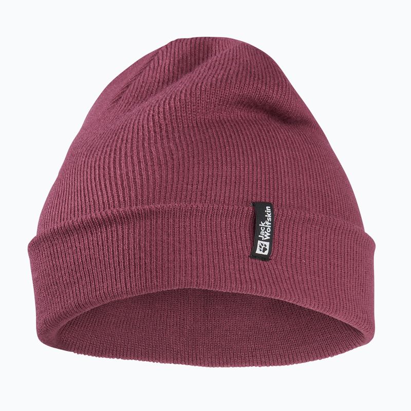 Jack Wolfskin Rib raisin winter hat