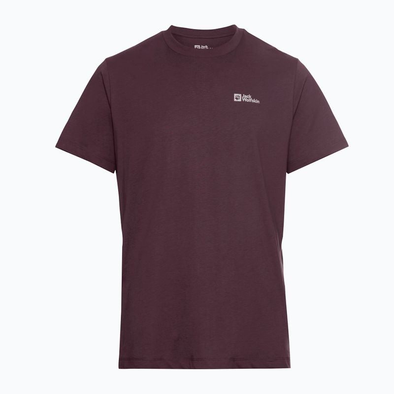 Men's T-shirt Jack Wolfskin Essential amaranth 6