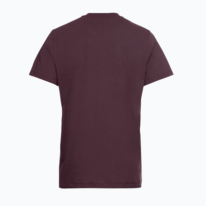 Men's T-shirt Jack Wolfskin Essential amaranth 7