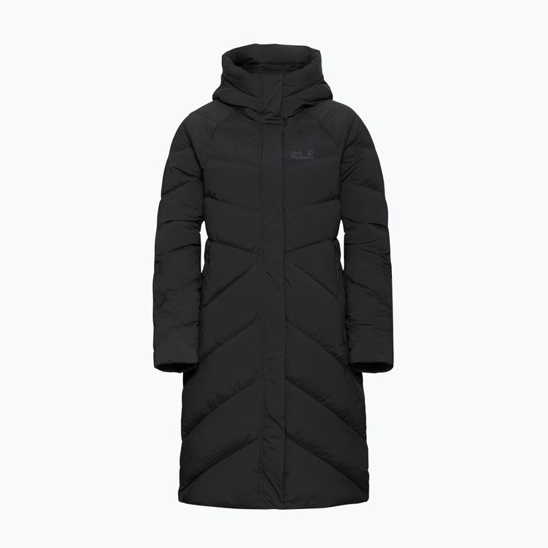 Women's down coat Jack Wolfskin Marienplatz Coat black 7
