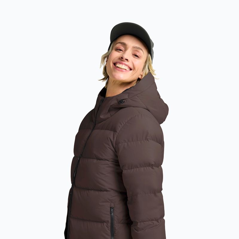 Women's down coat Jack Wolfskin Frozen Palace peat 4