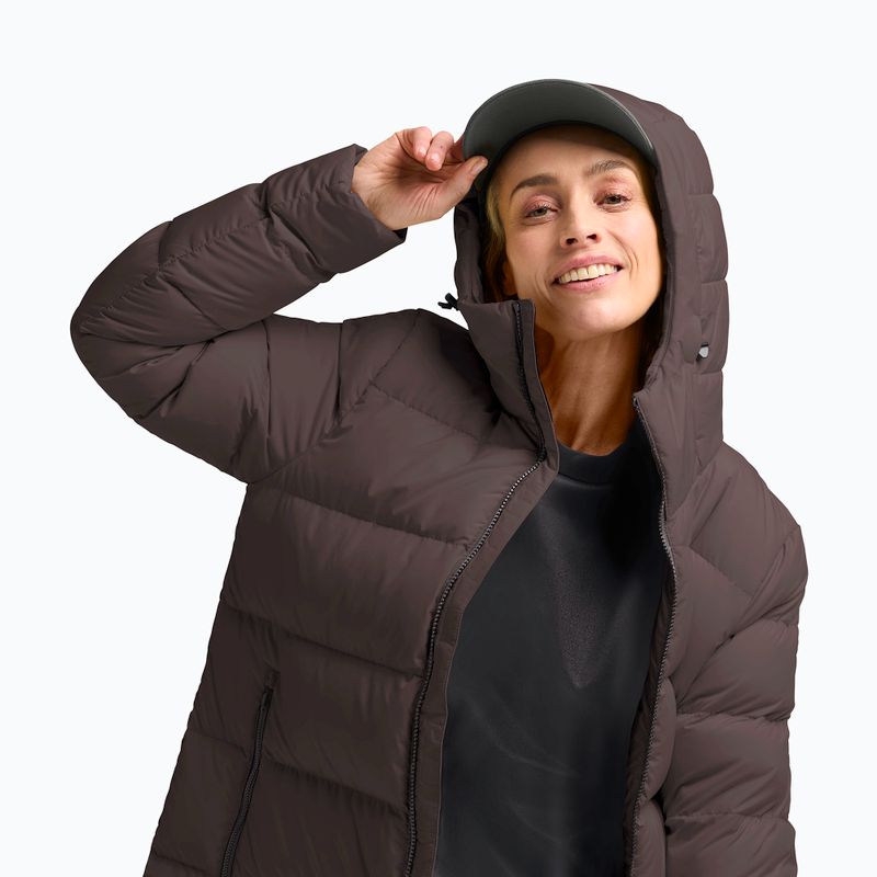 Women's down coat Jack Wolfskin Frozen Palace peat 5