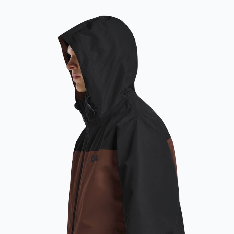 Men's 3-in-1 Jacket Jack Wolfskin Taubenberg 3In1 hot choc 7
