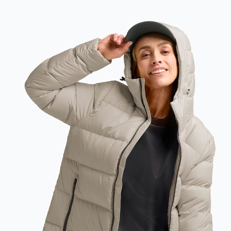 Women's down coat Jack Wolfskin Frozen Palace pale sand 5