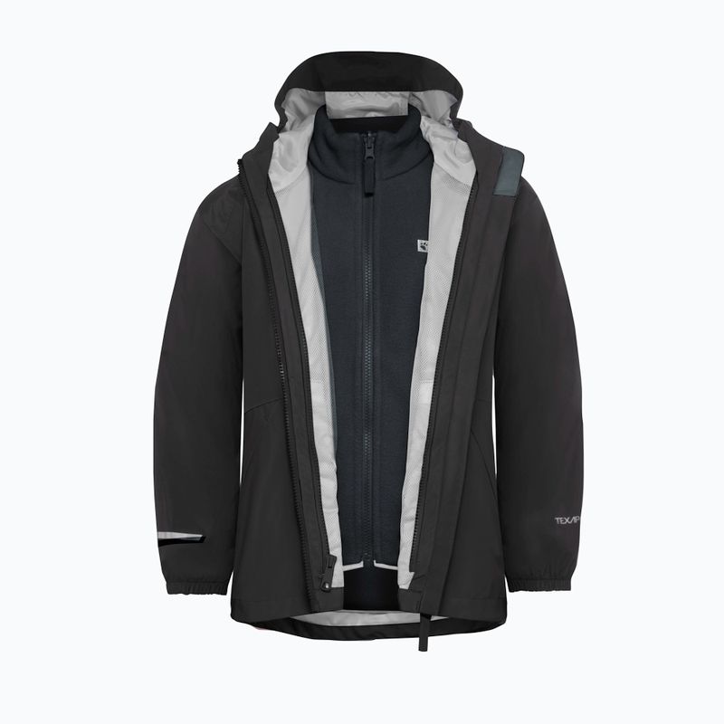 Children's 3in1 jacket Jack Wolfskin Iceland 3IN1 black 3