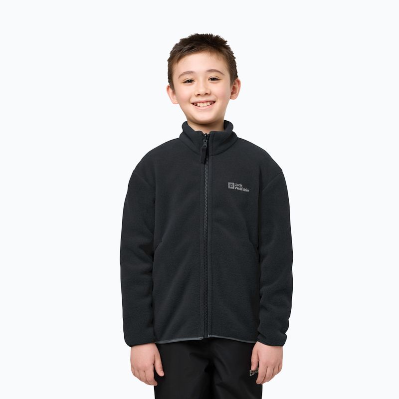 Children's 3in1 jacket Jack Wolfskin Iceland 3IN1 black 14