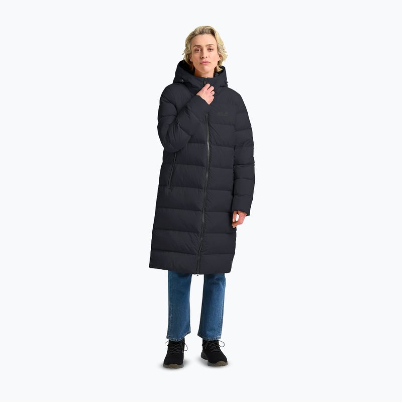 Women's down coat Jack Wolfskin Frozen Palace Coat dark navy