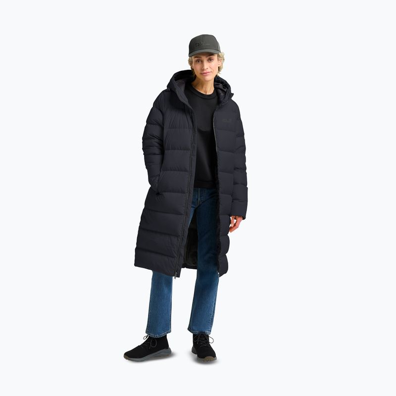 Women's down coat Jack Wolfskin Frozen Palace Coat dark navy 3