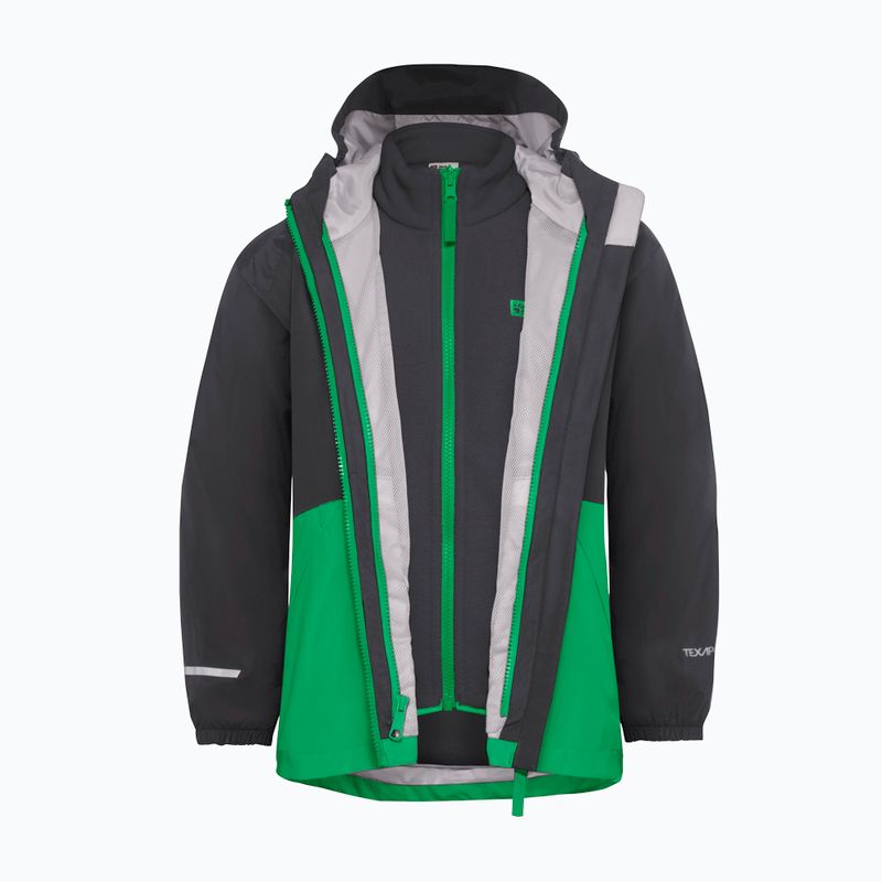 Children's 3in1 jacket Jack Wolfskin Iceland 3IN1 mystic green 3