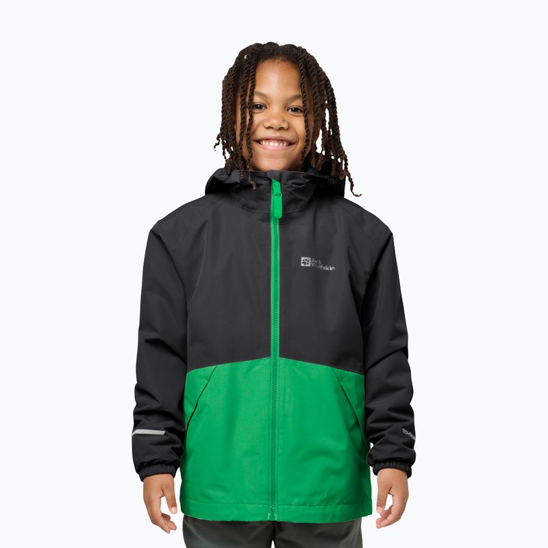 Children's 3in1 jacket Jack Wolfskin Iceland 3IN1 mystic green 8