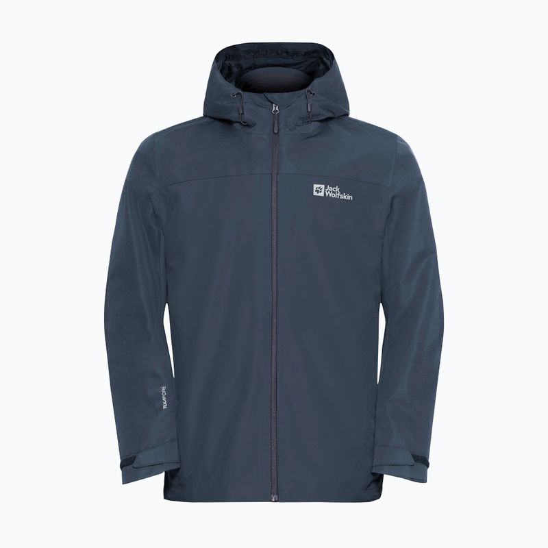 Men's 3in1 jacket Jack Wolfskin Taubenberg 3In1 midnight sky 10