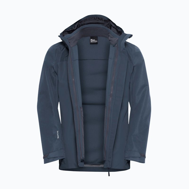 Men's 3in1 jacket Jack Wolfskin Taubenberg 3In1 midnight sky 13