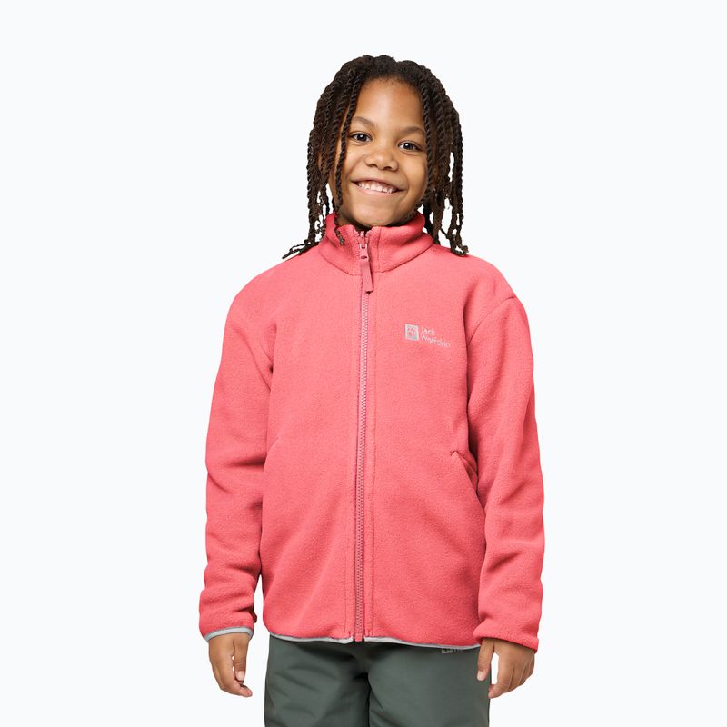 Children's 3-in-1 jacket Jack Wolfskin Iceland 3IN1 sunset coral 10