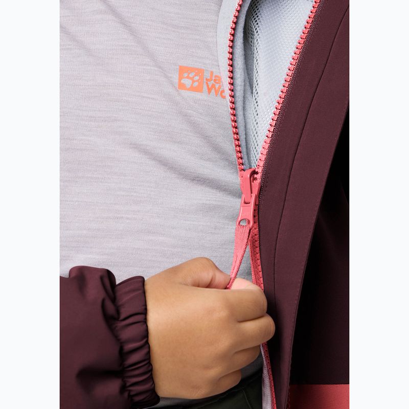 Children's 3in1 jacket Jack Wolfskin Iceland 3IN1 sunset coral 12