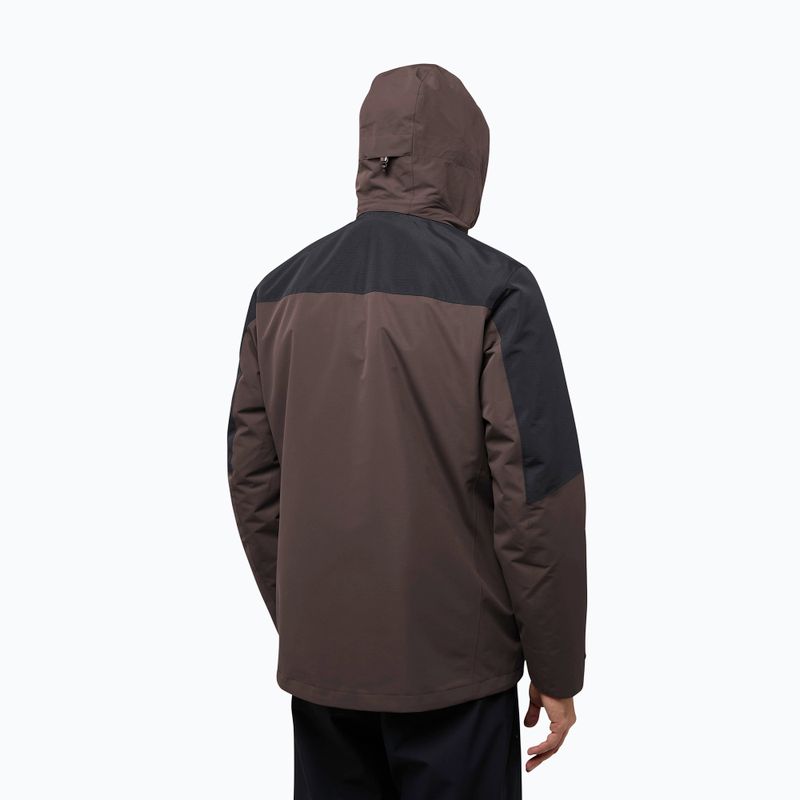 Men's 3in1 jacket Jack Wolfskin Romberg 3In1 peat 3
