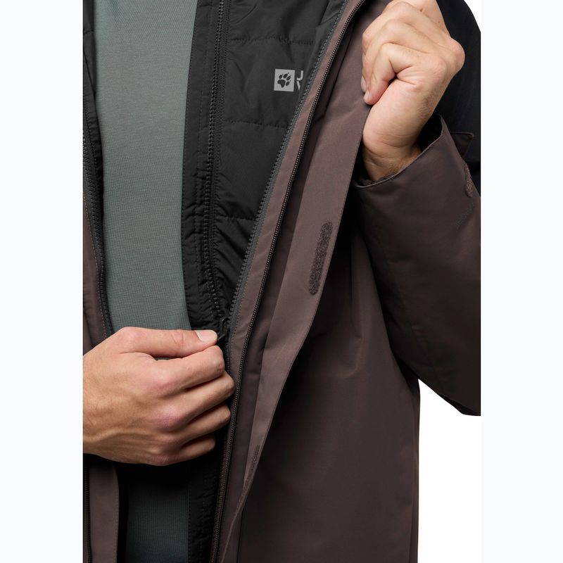 Men's 3in1 jacket Jack Wolfskin Romberg 3In1 peat 13