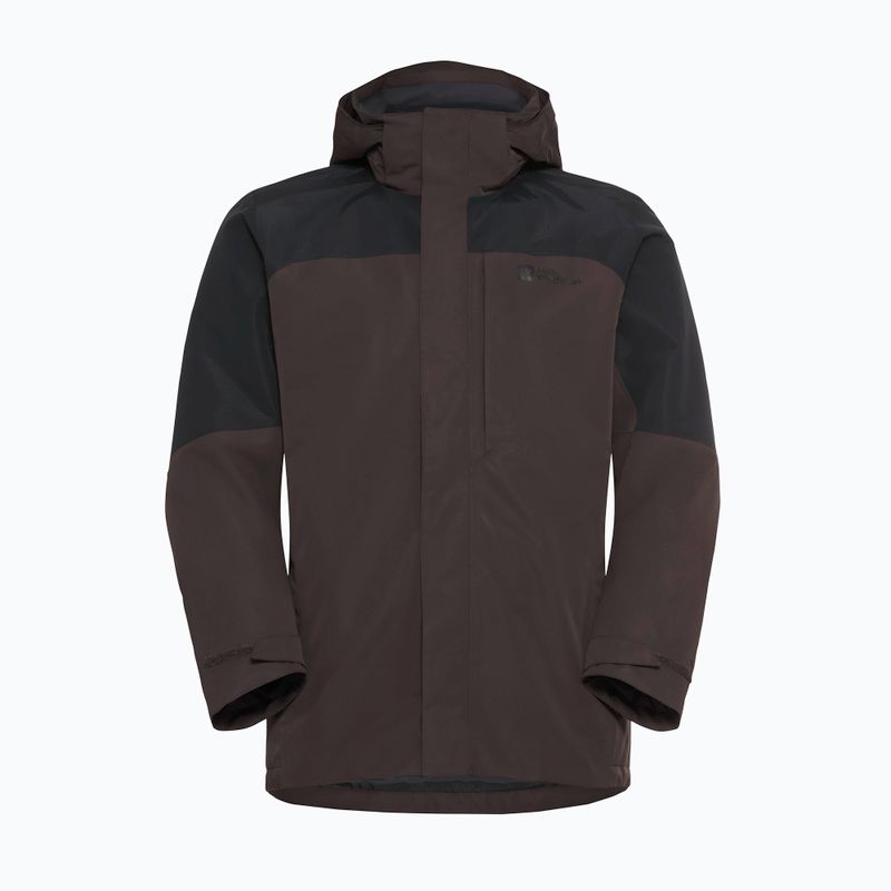 Men's 3in1 jacket Jack Wolfskin Romberg 3In1 peat 18