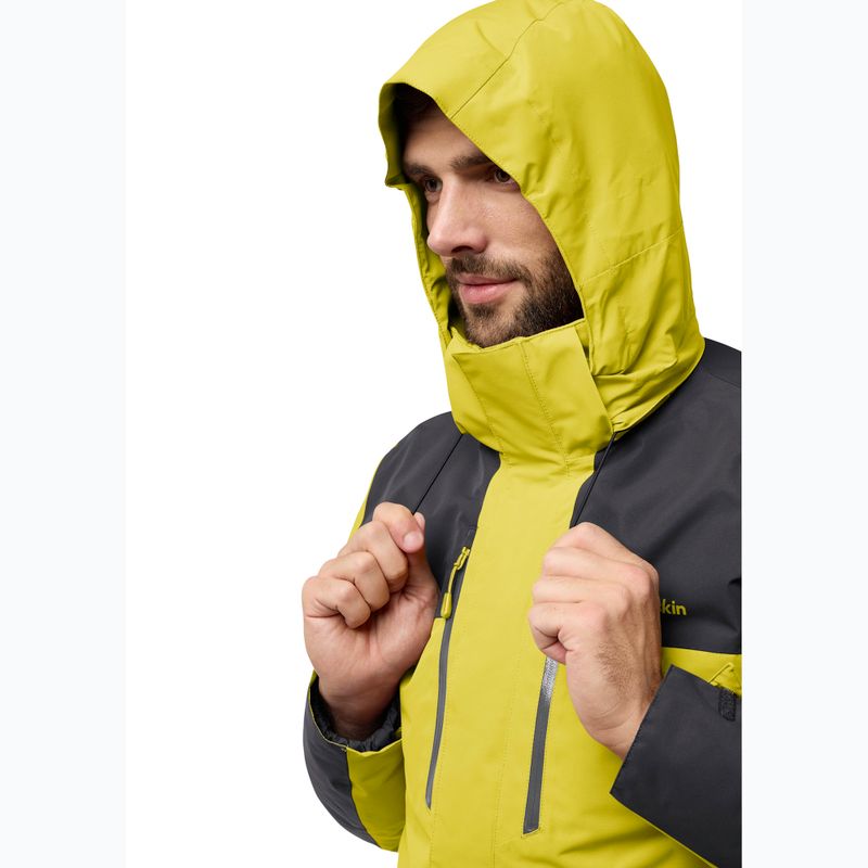 Men's 3in1 jacket Jack Wolfskin Jasper 3In1 chartreuse 8