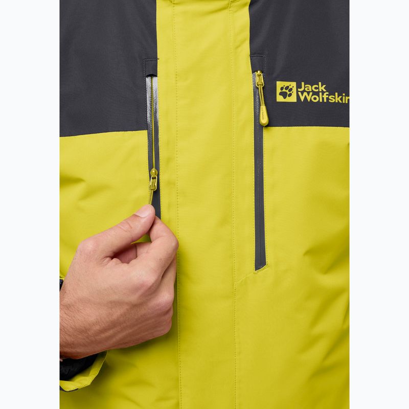 Men's 3in1 jacket Jack Wolfskin Jasper 3In1 chartreuse 14