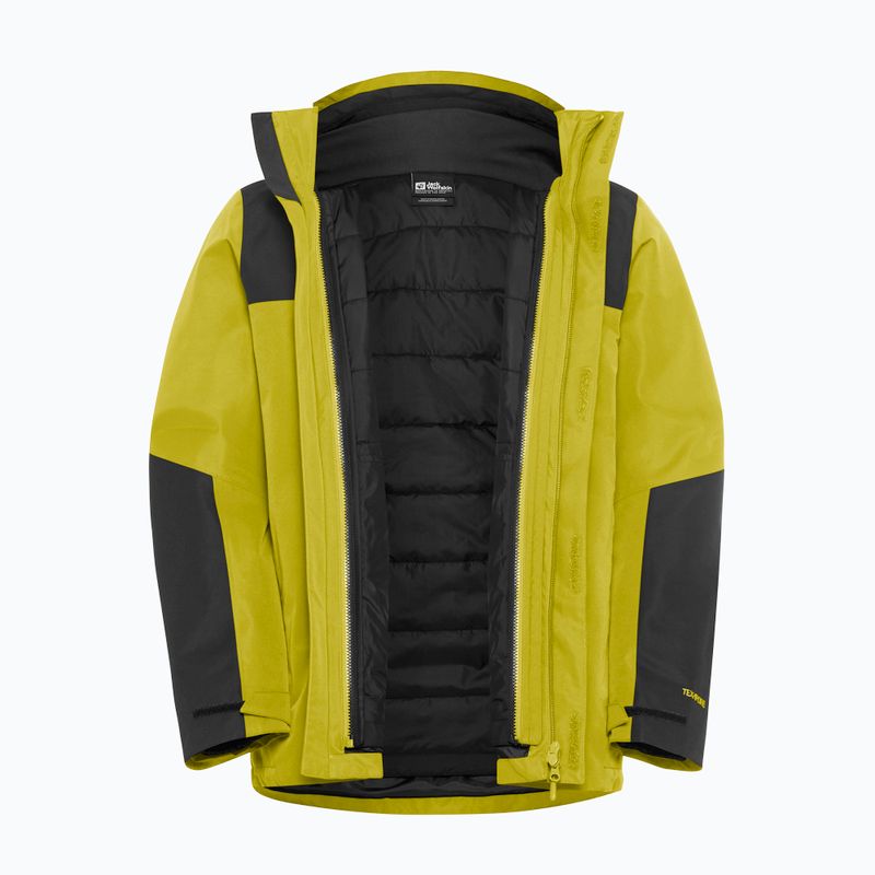 Men's 3in1 jacket Jack Wolfskin Jasper 3In1 chartreuse 21
