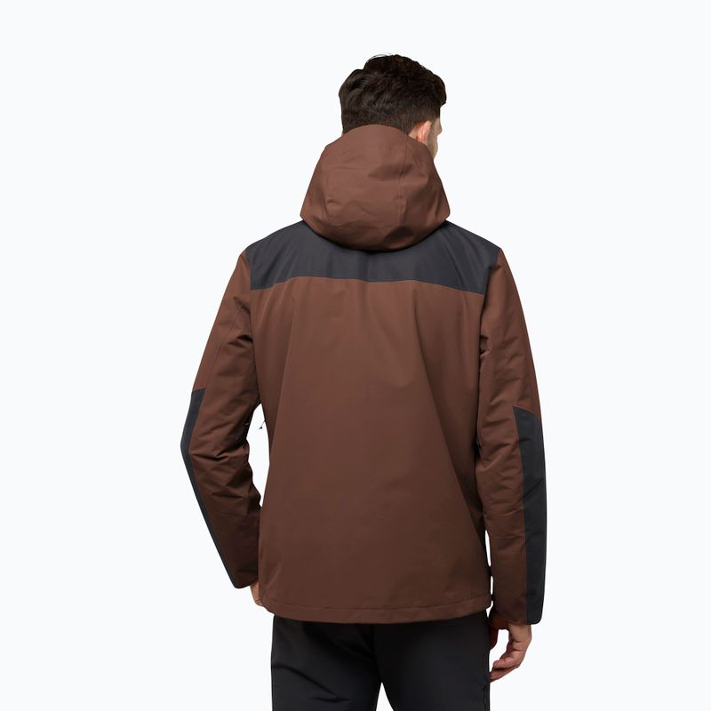 Men's 3in1 jacket Jack Wolfskin Jasper 3In1 hot choc 3