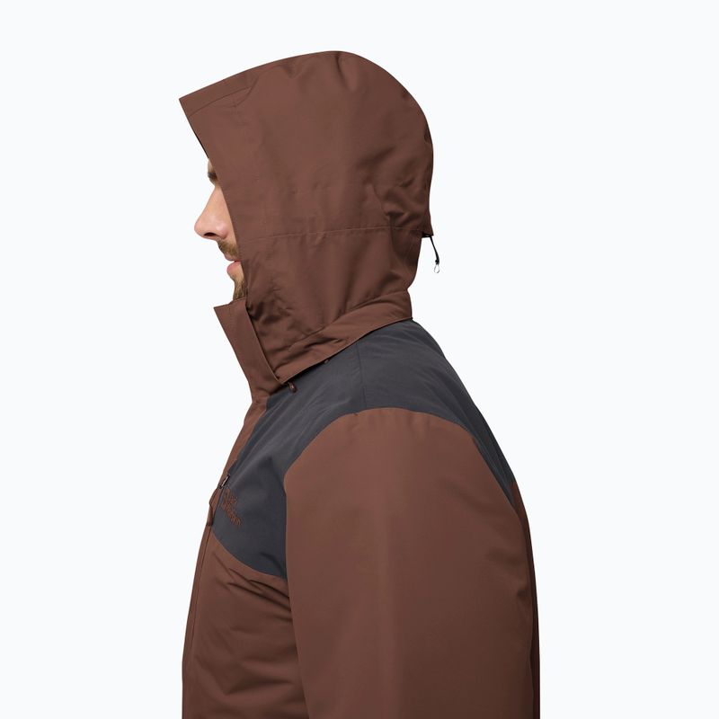 Men's 3in1 jacket Jack Wolfskin Jasper 3In1 hot choc 7