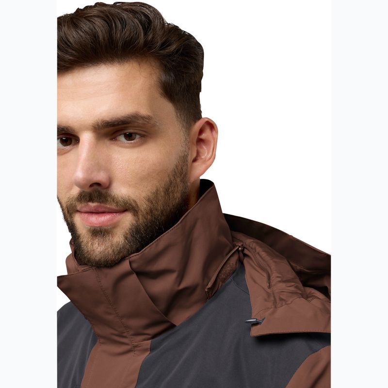 Men's 3in1 jacket Jack Wolfskin Jasper 3In1 hot choc 9