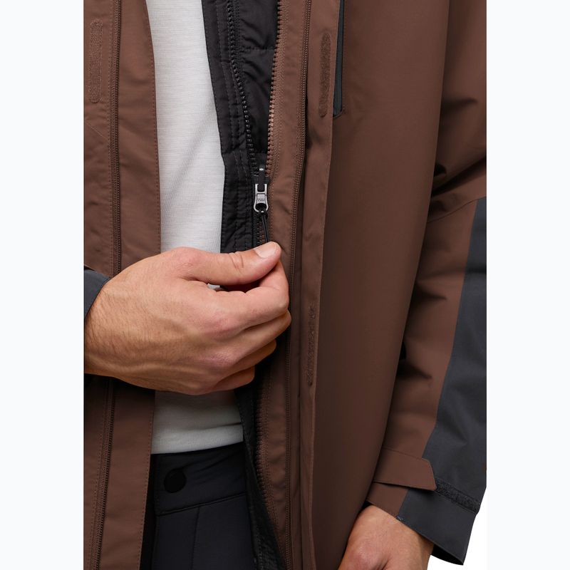 Men's 3in1 jacket Jack Wolfskin Jasper 3In1 hot choc 15