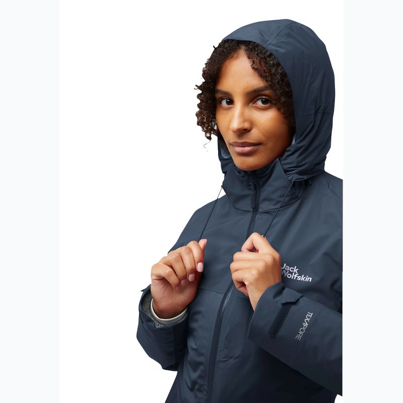 Women's 3-in-1 Jacket Jack Wolfskin Hunberg 3In1 midnight sky 6