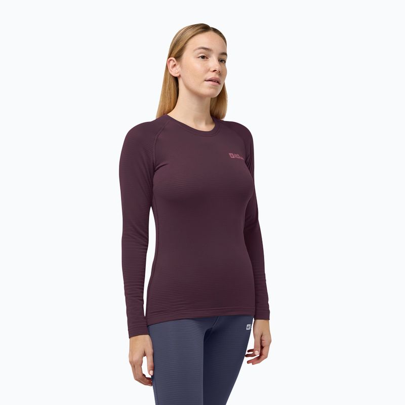 Women's thermal top Jack Wolfskin Infinite Warm amaranth