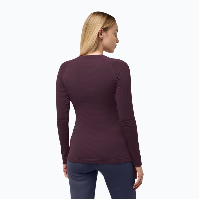 Women's thermal top Jack Wolfskin Infinite Warm amaranth 2