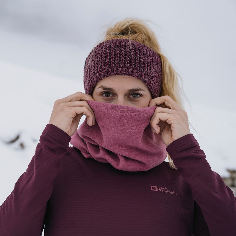 Women's thermal top Jack Wolfskin Infinite Warm amaranth 6