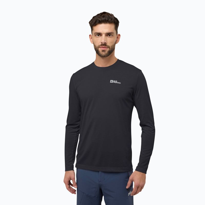 Men's longsleeve Jack Wolfskin Vonnan black