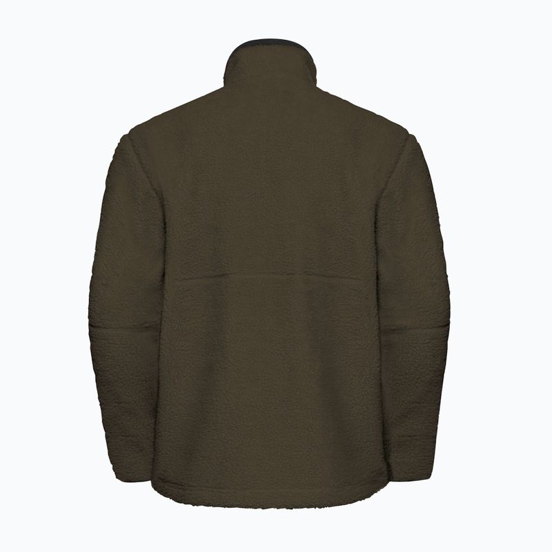 Men's fleece sweatshirt Jack Wolfskin Stone Lite obsidian moss 8