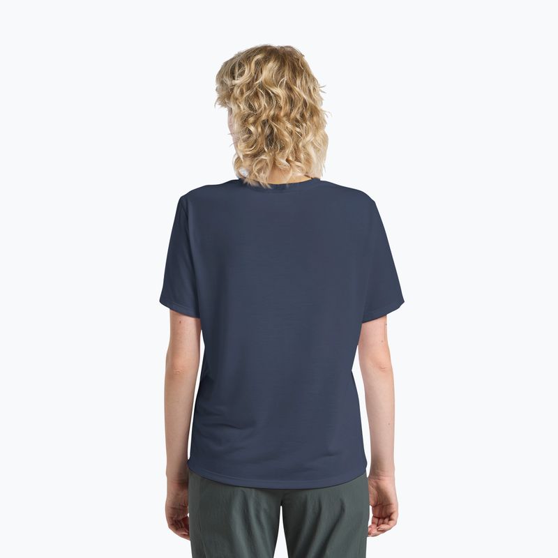 Women's trekking T-shirt Jack Wolfskin Vonnan midnight sky 3