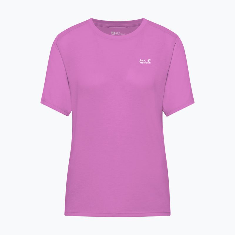 Women's trekking T-shirt Jack Wolfskin Vonnan foxglove 5