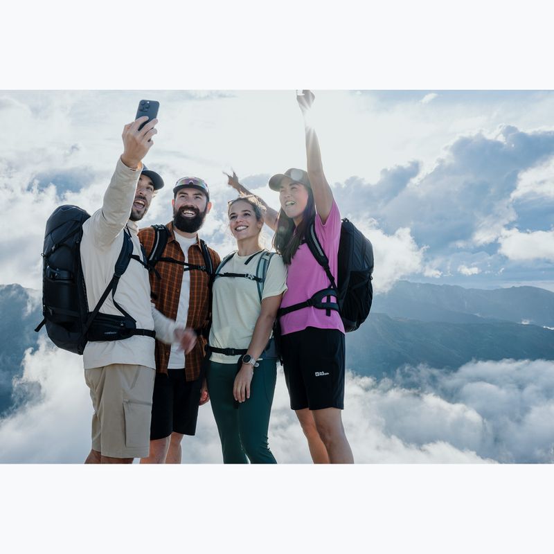 Women's trekking T-shirt Jack Wolfskin Vonnan foxglove 10