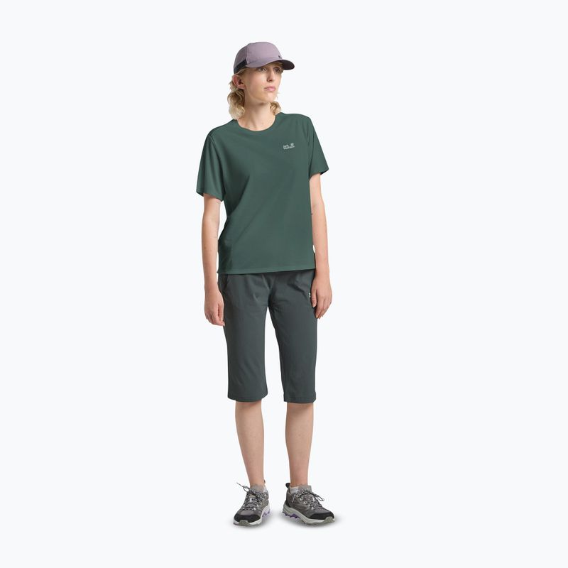Women's trekking T-shirt Jack Wolfskin Vonnan sago palm 2
