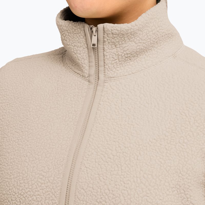 Women's fleece sweatshirt Jack Wolfskin Lite Curl Full Zip oyster 4