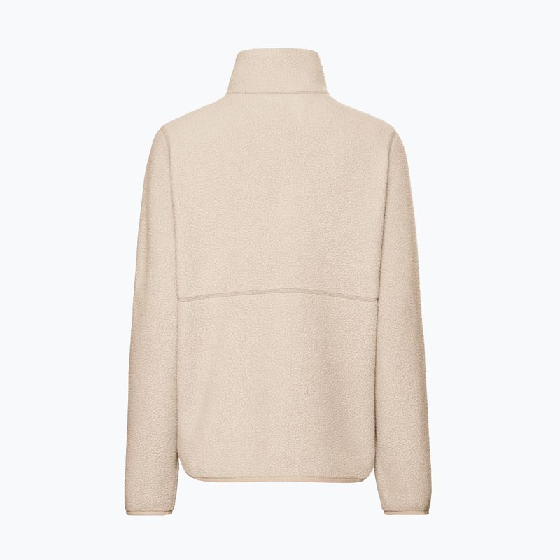 Women's fleece sweatshirt Jack Wolfskin Lite Curl Full Zip oyster 8