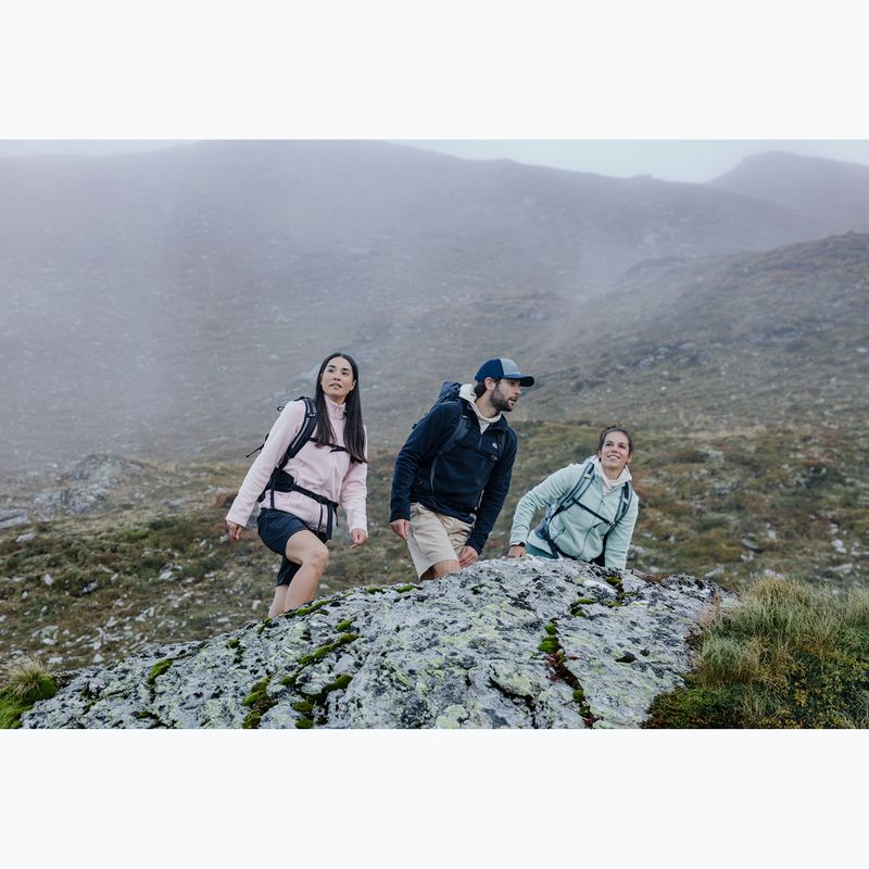 Men's fleece sweatshirt Jack Wolfskin Taunus 100 Half Zip black 8