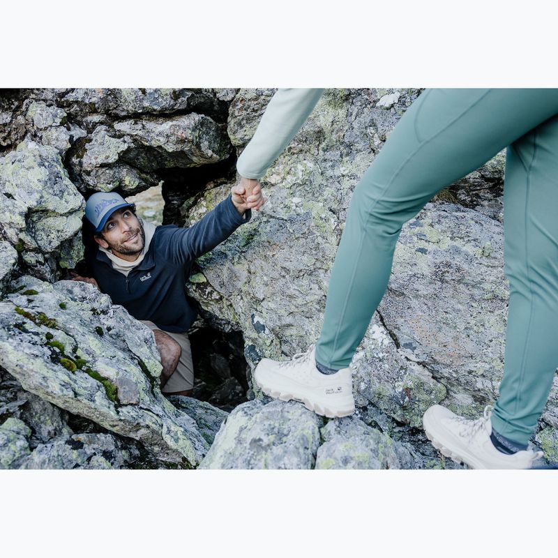 Men's fleece sweatshirt Jack Wolfskin Taunus 100 Half Zip black 9