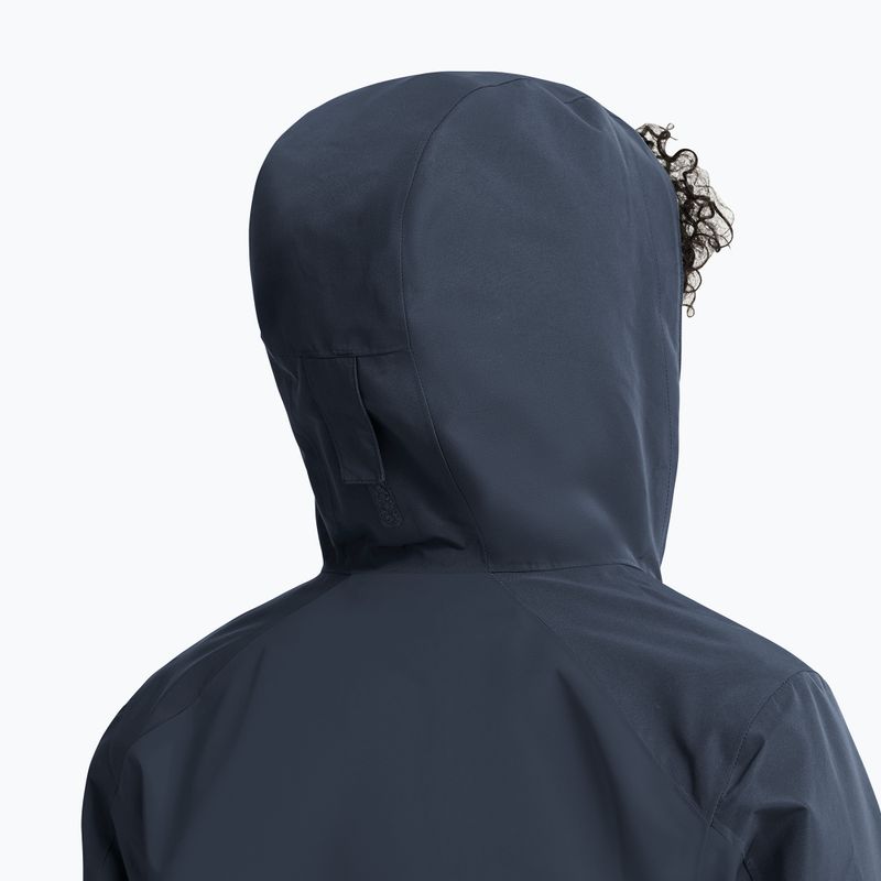 Women's rain jacket Jack Wolfskin Wildbound 2L midnight sky 5