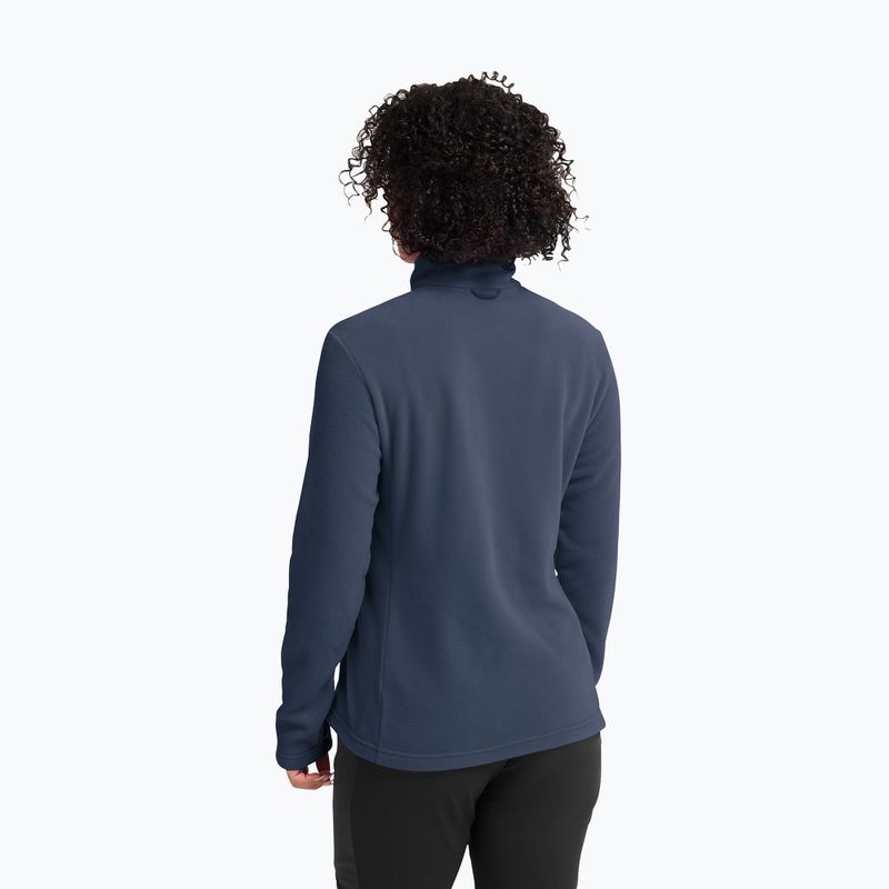 Women's fleece sweatshirt Jack Wolfskin Taunus 100 Full Zip midnight sky 3