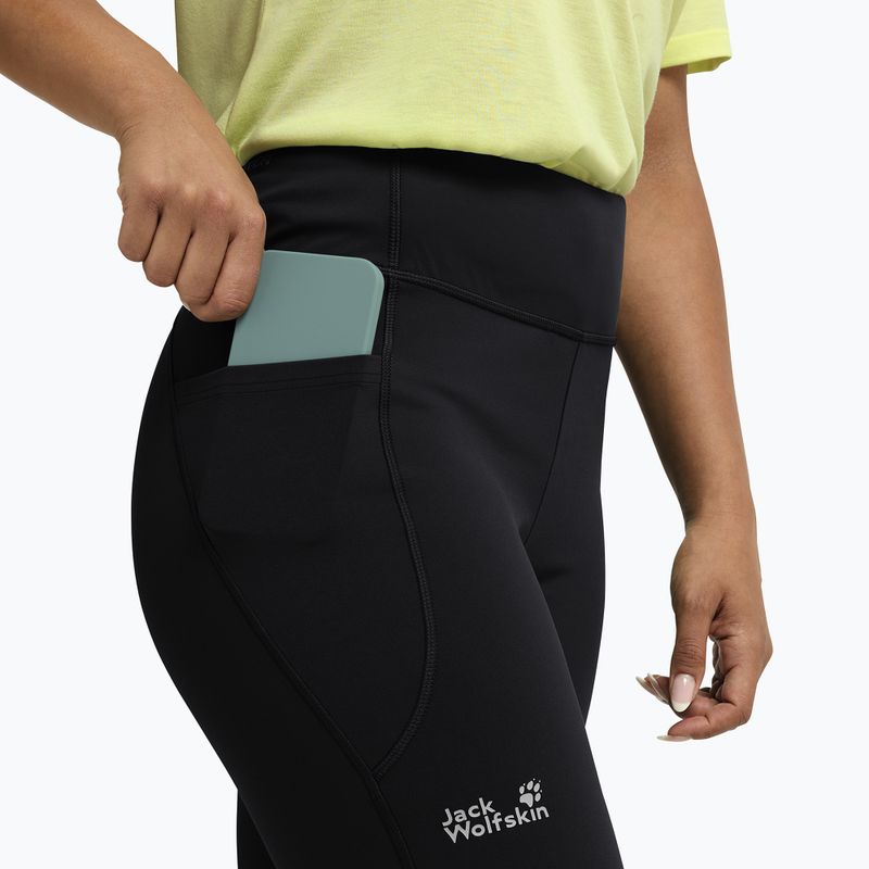 Women's leggings Jack Wolfskin Wildstride black 6