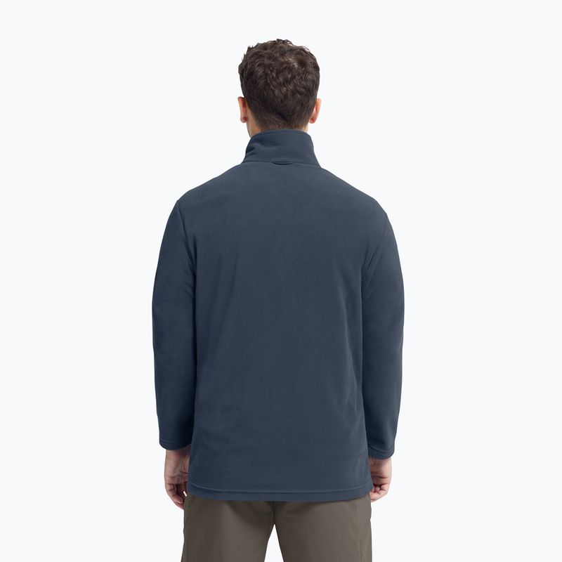 Men's fleece sweatshirt Jack Wolfskin Taunus 100 Full Zip midnight sky 3
