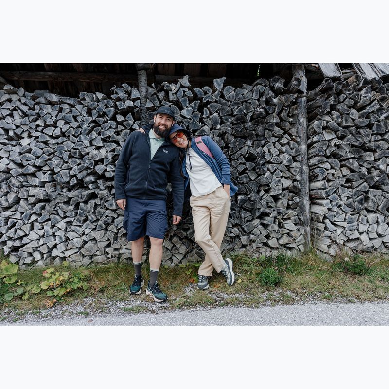 Men's fleece sweatshirt Jack Wolfskin Taunus 100 Full Zip midnight sky 10