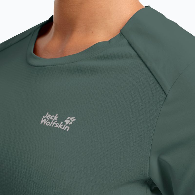 Women's trekking T-shirt Jack Wolfskin Prelight Suncool Duro sago palm 4
