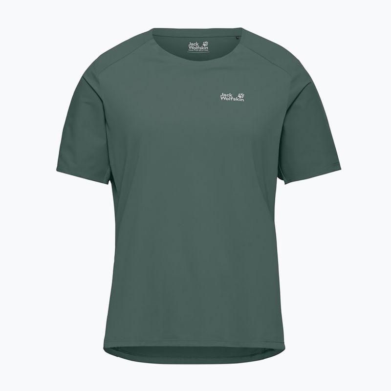 Women's trekking T-shirt Jack Wolfskin Prelight Suncool Duro sago palm 5