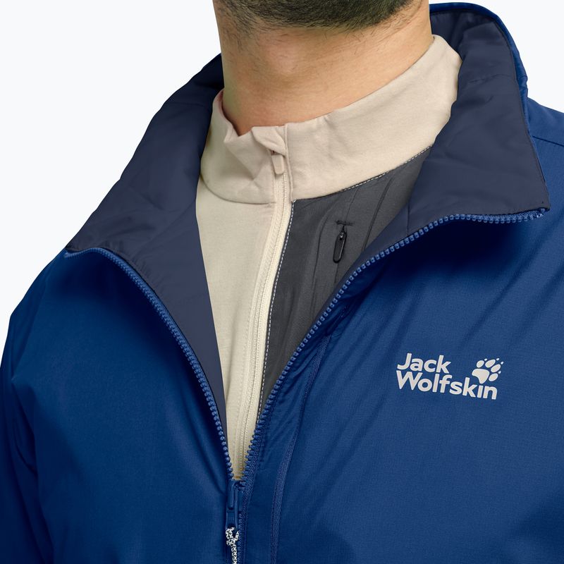 Men's insulated jacket Jack Wolfskin Trail Light Ins 2IN1 blue orchid 4
